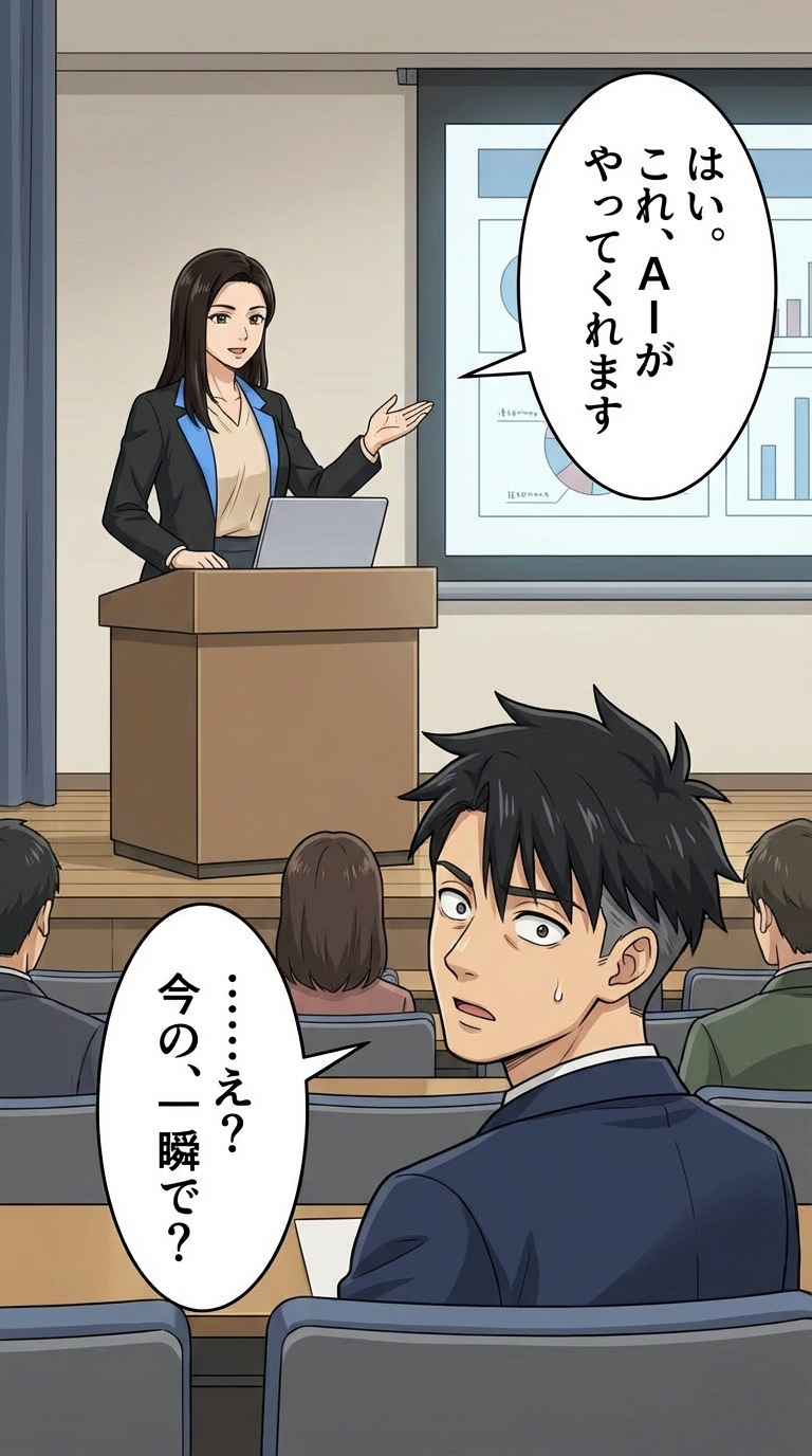 P3-2: 講師の実演に驚き